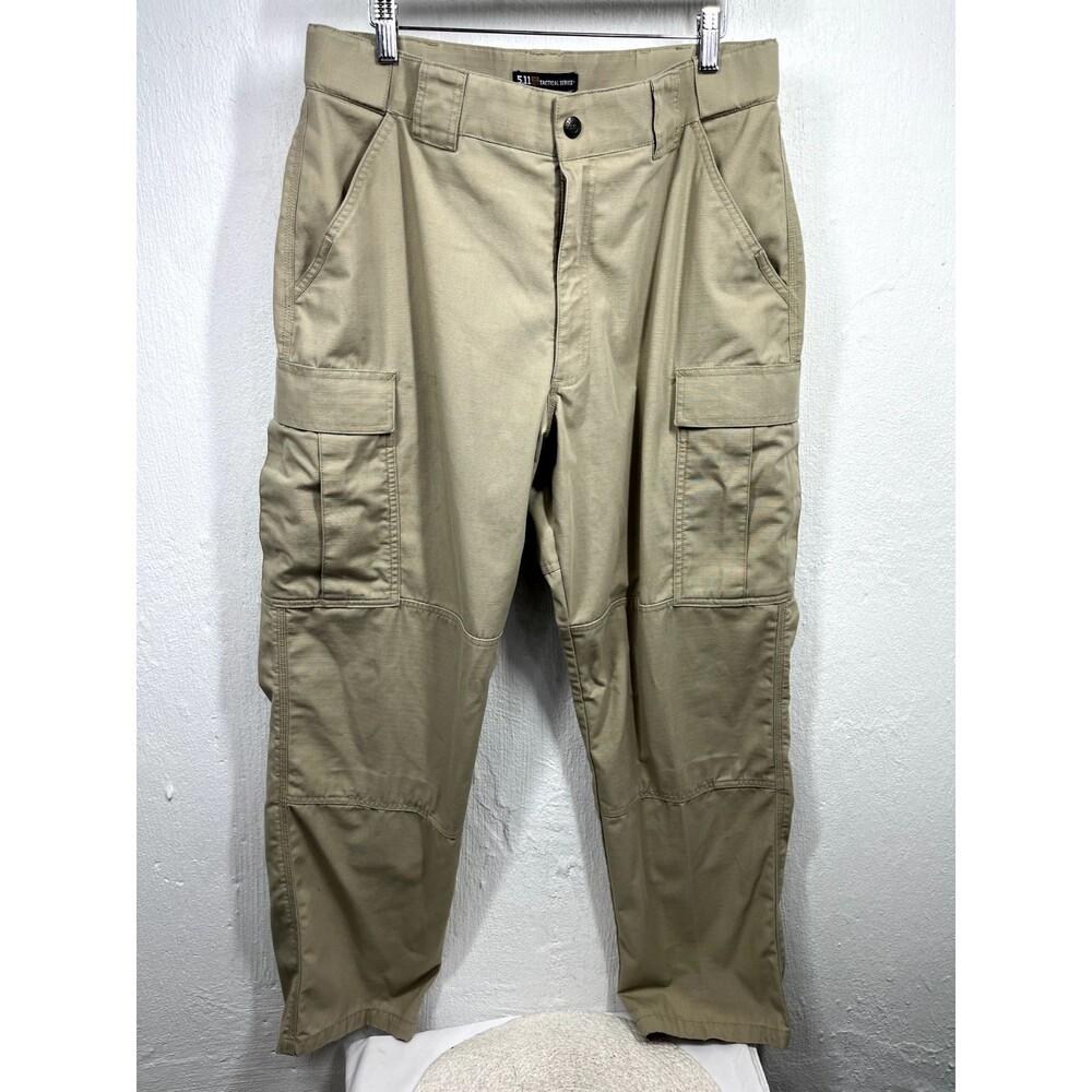 511 TACTICAL SERIES TAN RIPSTOP MENS CARGO PANTS SIZE 35.5-39 LARGE 31 INSEAM